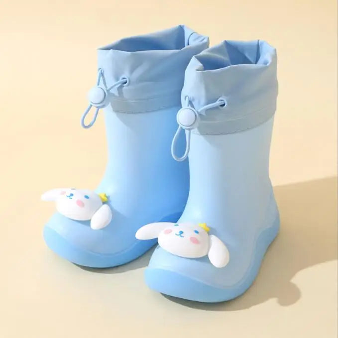 Newest Girl Rainboots Classic Waterproof Children's Shoes Kids Rain Boots Pvc Rubber Boots Kids Water Shoes Boy Rain Boots