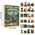 24Days National Parks Advent Calendar America’S Greatest National Parks Stopwatch With Timer Christmas Countdown Advent Calendar