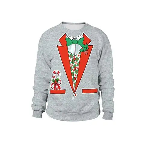 2025 Ugly Christmas Fake sweater Gift, Christmas Elf Funny pullover, Party Birthday Snowman, Christmas Sweatshirt