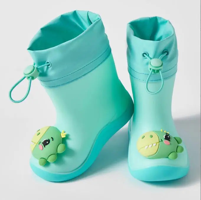 Newest Girl Rainboots Classic Waterproof Children's Shoes Kids Rain Boots Pvc Rubber Boots Kids Water Shoes Boy Rain Boots