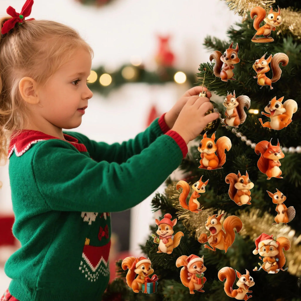 Cooking Game Funny Squirrel Advent Calendar Anatomy Christmas Countdown Pendant Containing 24 Acrylic Timer Kitchen Wind up