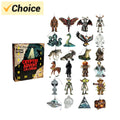 Mysteries of the Unknown, Cryptic 2D Acrylic Advent Calendar 2025, 24 Days of Monster Legends, Collectible Ornaments of Mythical