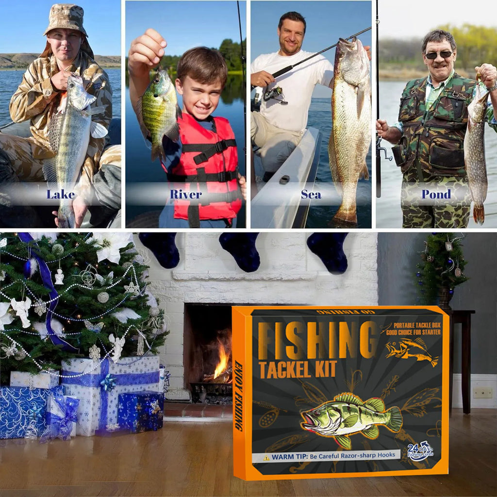 Sand Timer 60 Minutes Kids Advent Calendar 2025 Adult Fishing Advent Calendar Fishing Gifts For Men Teens Boys 24 120 Minute