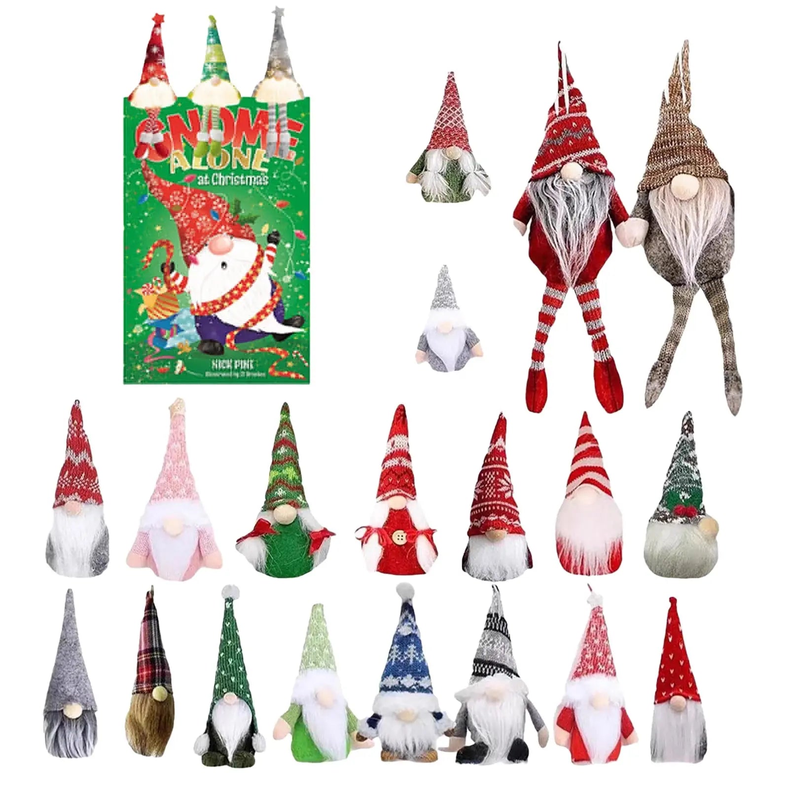 Workout Timer Wrist Christmas Gnome 24 Day Countdown Advent Calendar Box Christmas Calendar Christmas 60 Minutes Visual Timer