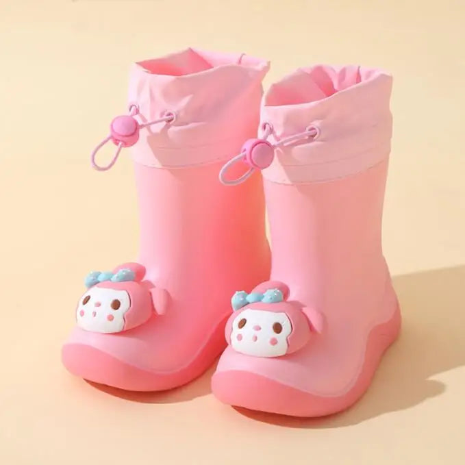 Newest Girl Rainboots Classic Waterproof Children's Shoes Kids Rain Boots Pvc Rubber Boots Kids Water Shoes Boy Rain Boots
