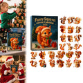 Cooking Game Funny Squirrel Advent Calendar Anatomy Christmas Countdown Pendant Containing 24 Acrylic Timer Kitchen Wind up