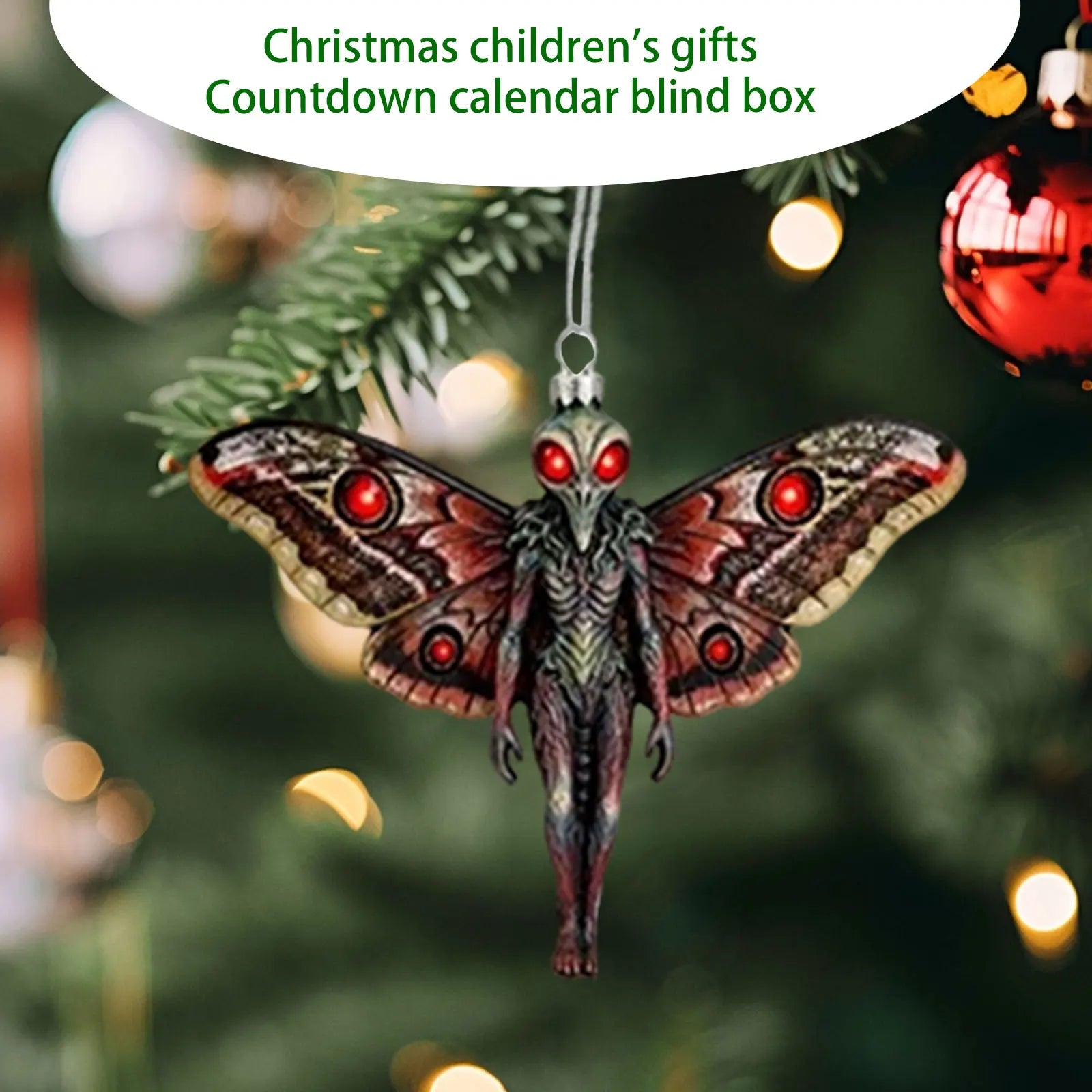 Mysteries of the Unknown, Cryptic 2D Acrylic Advent Calendar 2025, 24 Days of Monster Legends, Collectible Ornaments of Mythical