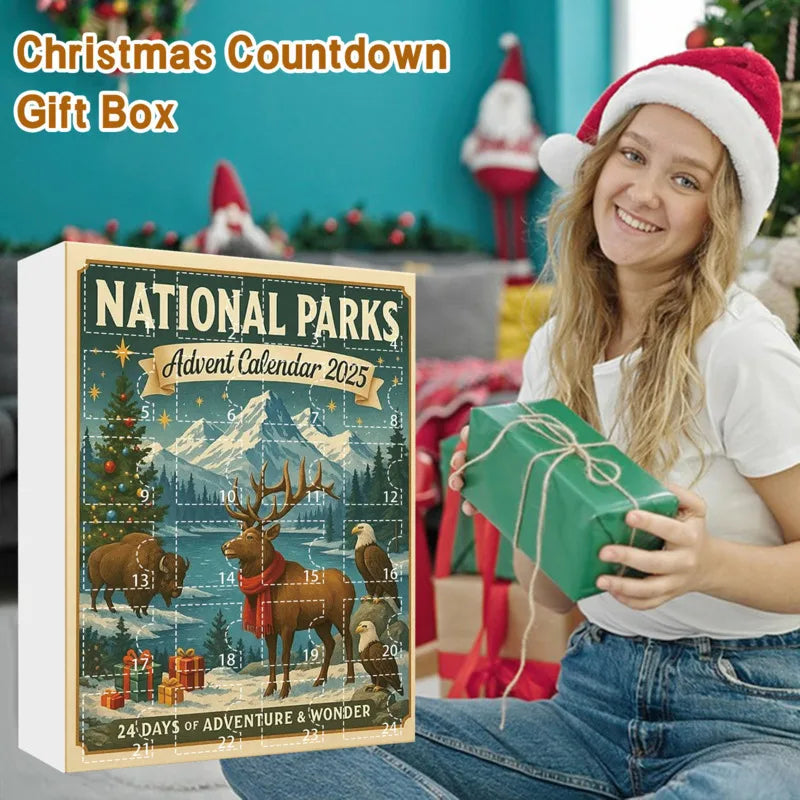 24Days National Parks Advent Calendar America’S Greatest National Parks Stopwatch With Timer Christmas Countdown Advent Calendar