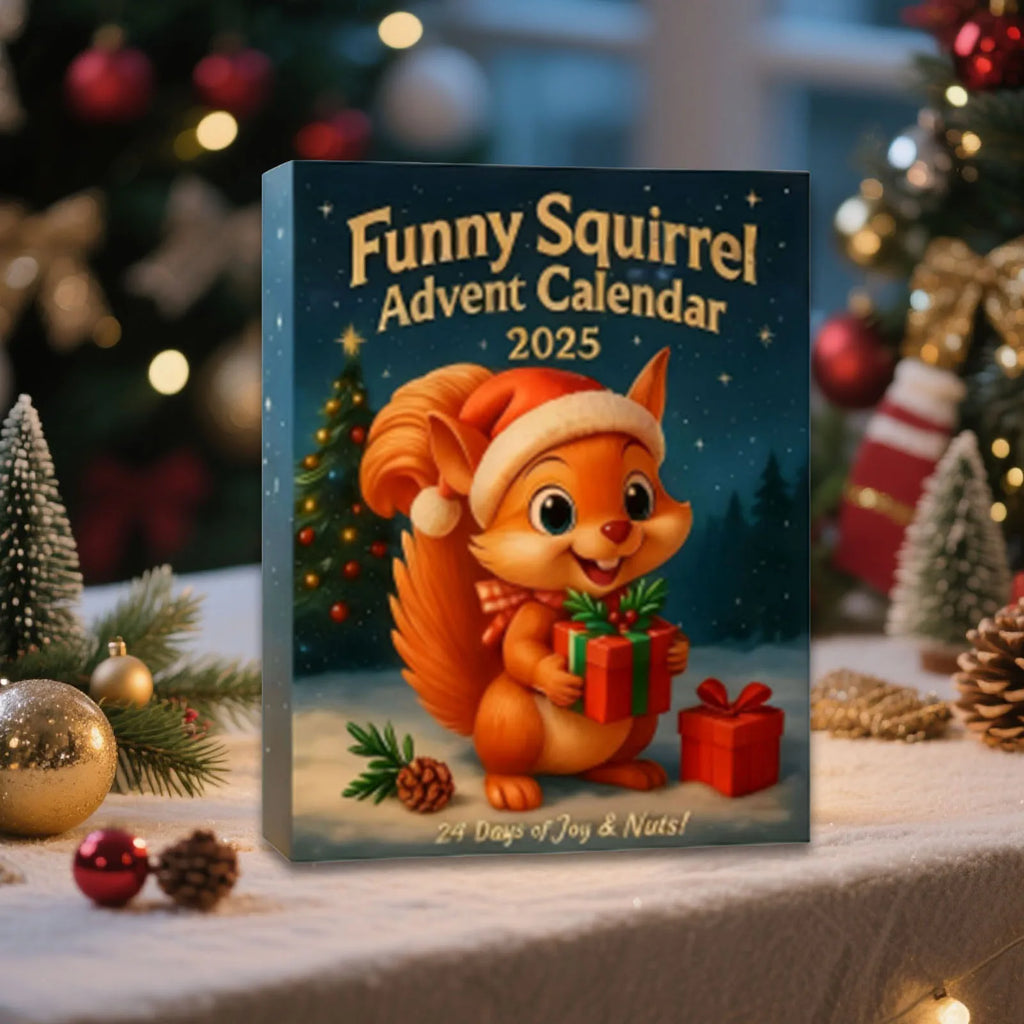 Cooking Game Funny Squirrel Advent Calendar Anatomy Christmas Countdown Pendant Containing 24 Acrylic Timer Kitchen Wind up