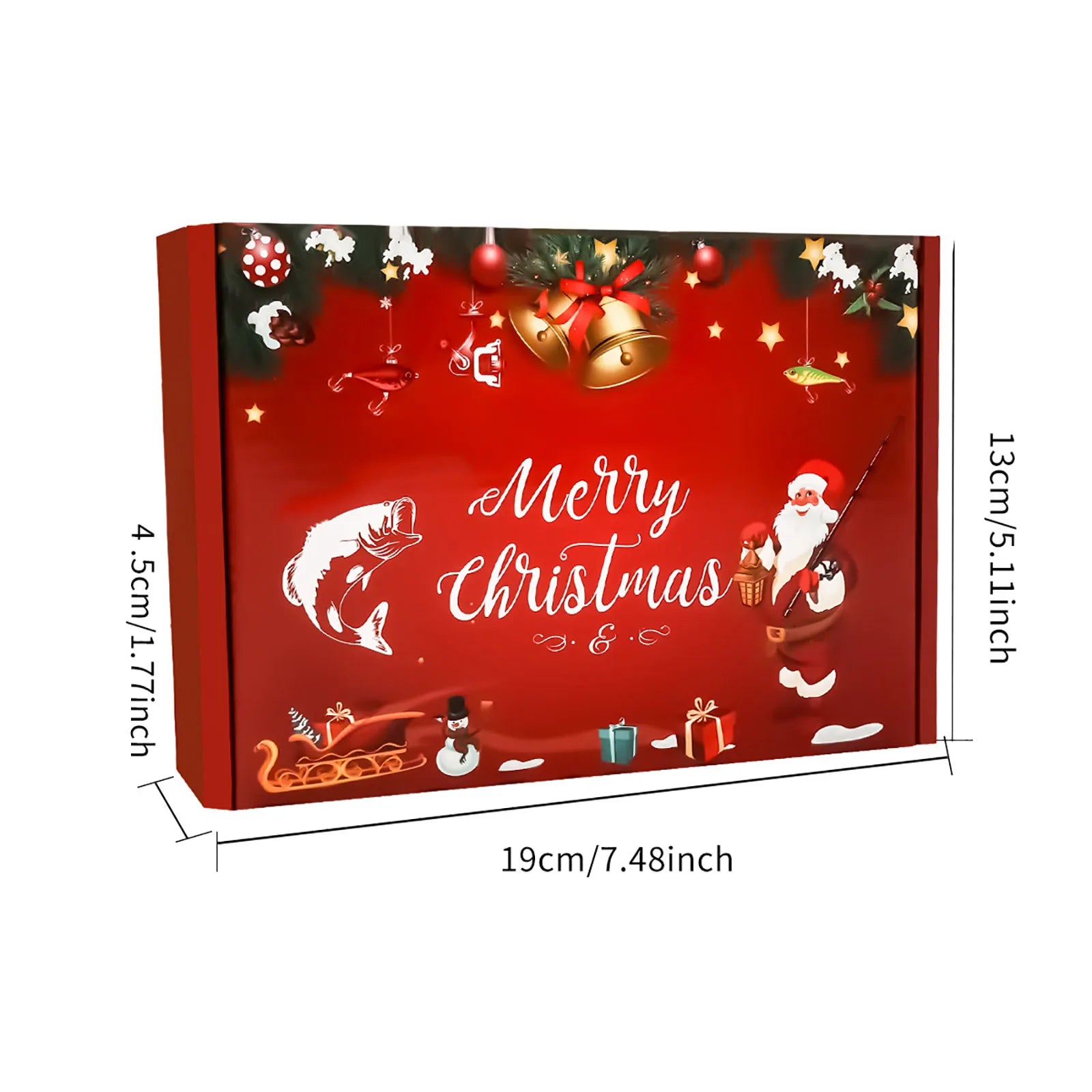 Bathroom Fan Timer Fishing Advent Calendar 2025 Adult Men Teen Boys Christmas Countdown Christmas Calendar Chocolate Countdown