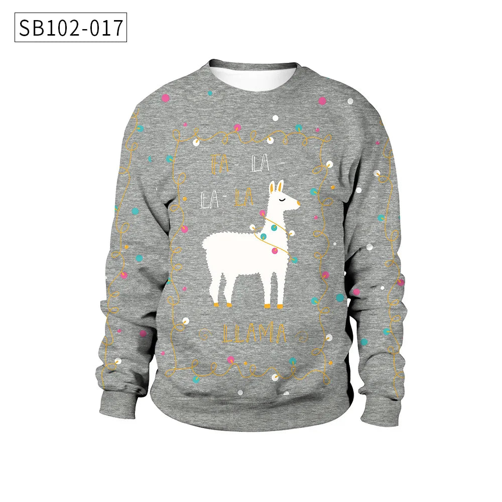 2025 Ugly Christmas Fake sweater Gift, Christmas Elf Funny pullover, Party Birthday Snowman, Christmas Sweatshirt